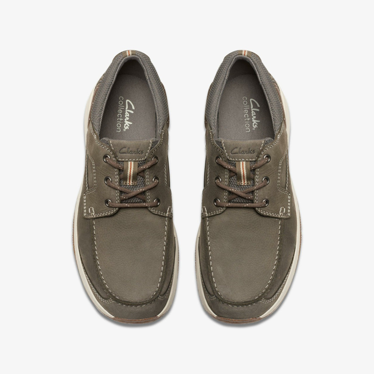 Sailview Lace Taupe Nubuck - Clarks Men