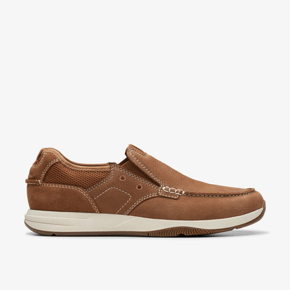 Sailview Step Loafer Light Tan Nubuck - Clarks Men