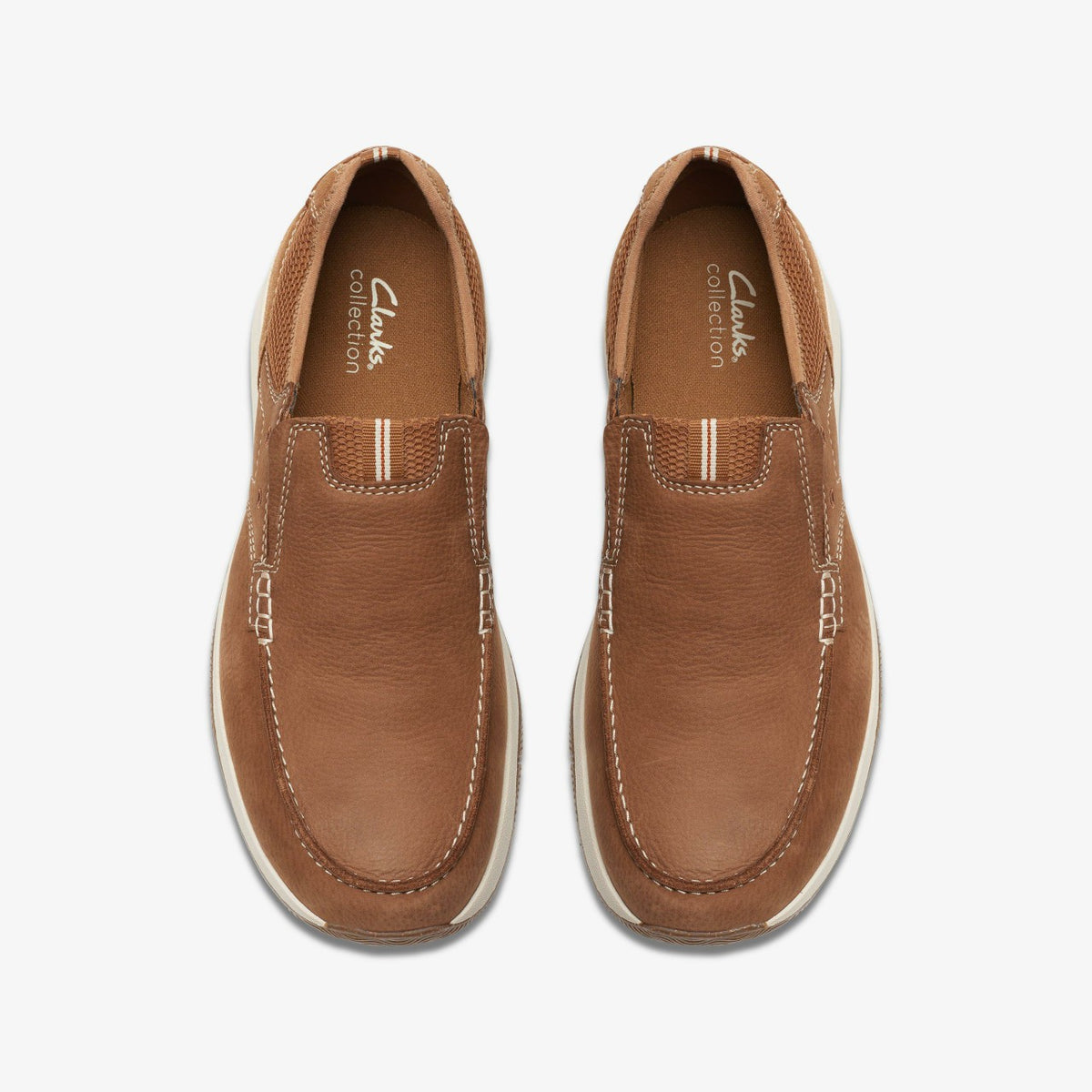 Sailview Step Loafer Light Tan Nubuck - Clarks Men