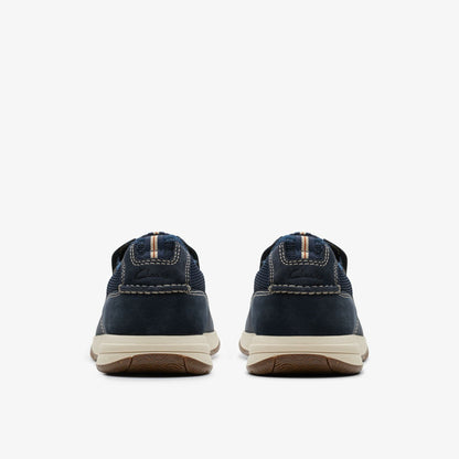 Sailview Step Loafer Navy Nubuck - Clarks Men