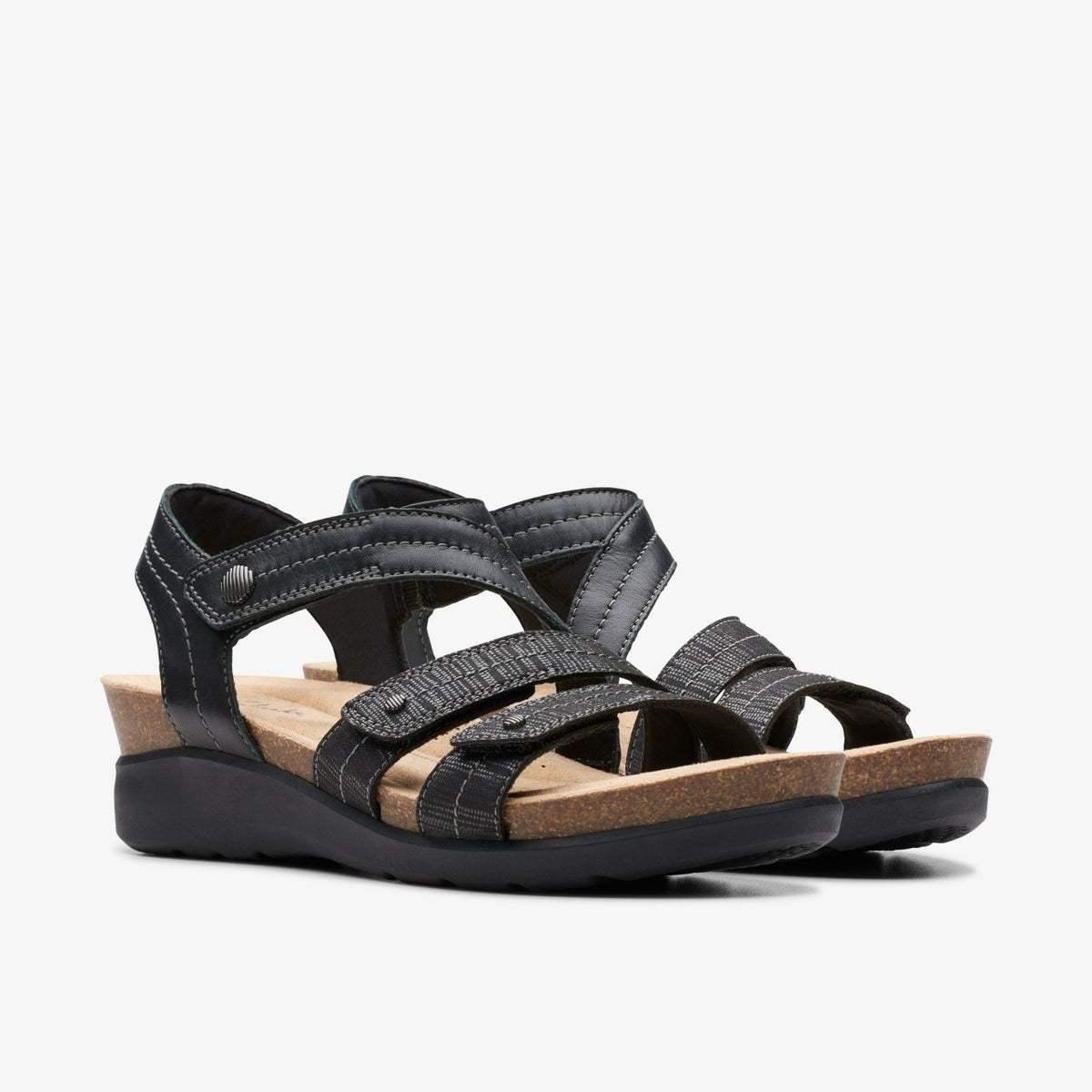 Calenne Clara Black Combination - Clarks Women