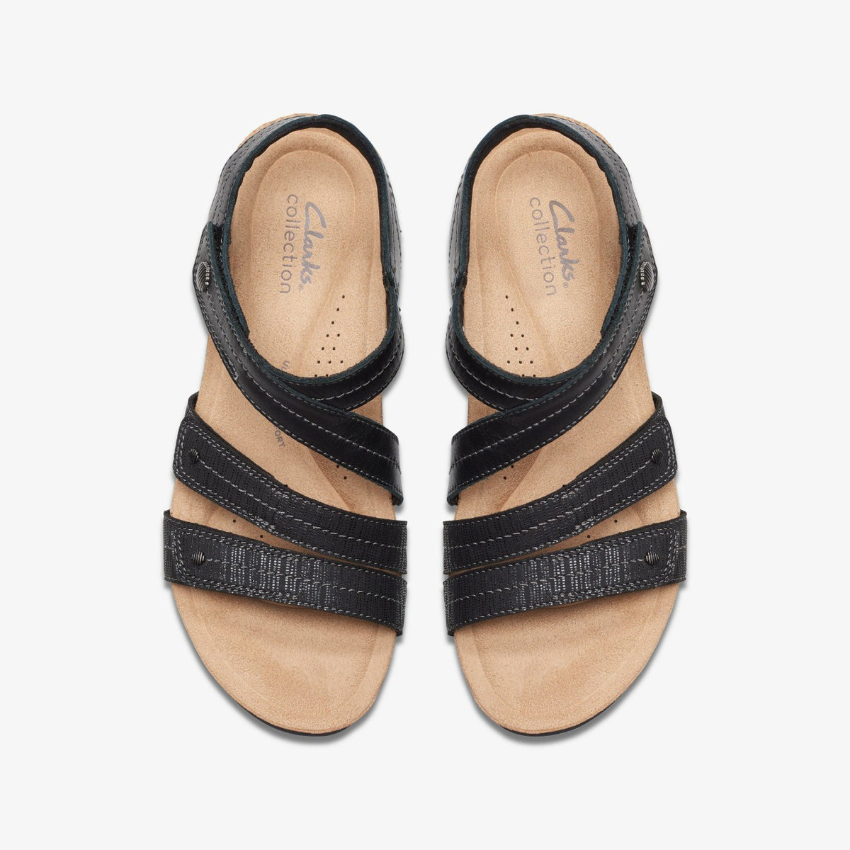 Calenne Clara Black Combination - Clarks Women