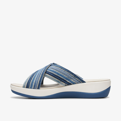 Arla Wave Blue Combination - Clarks Women
