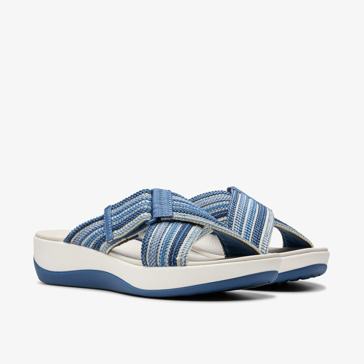 Arla Wave Blue Combination - Clarks Women