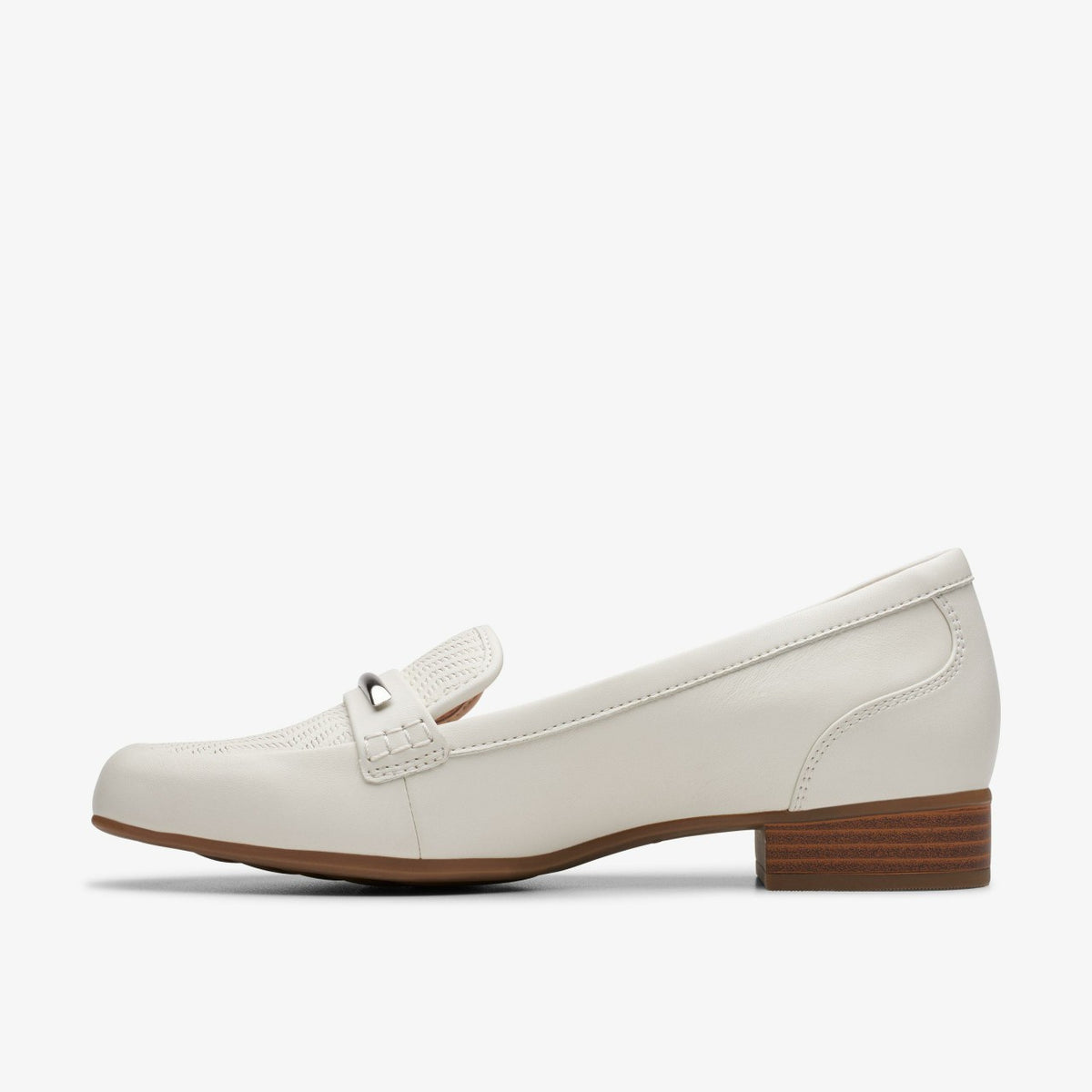 Juliet Aster Off White Leather - Clarks Women