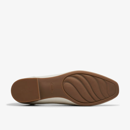 Juliet Aster Off White Leather - Clarks Women