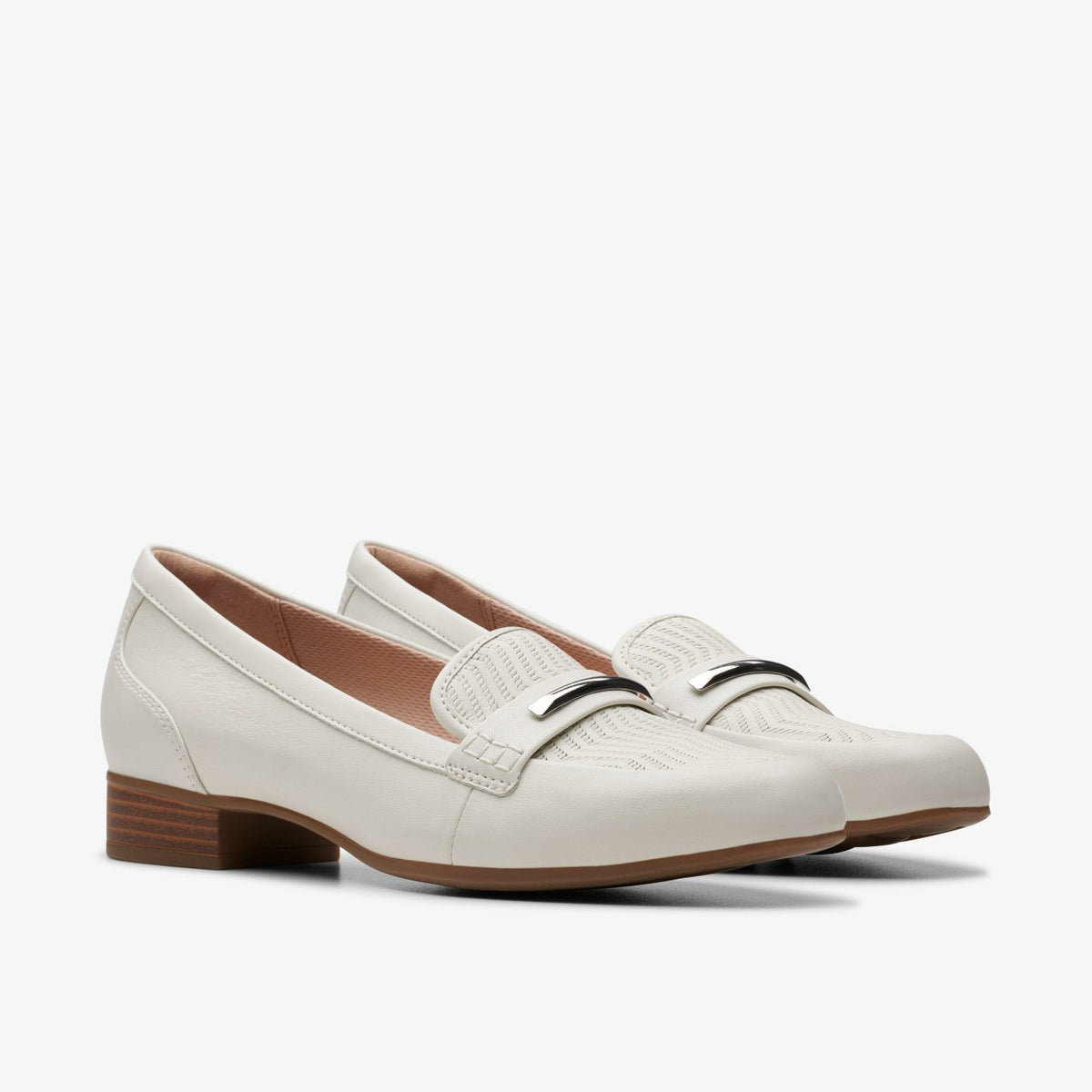Juliet Aster Off White Leather - Clarks Women
