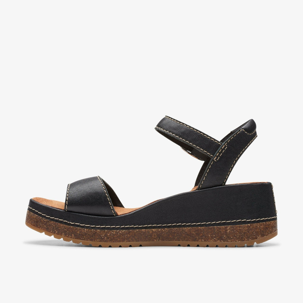 Kassanda Lily Black Leather - Clarks Women