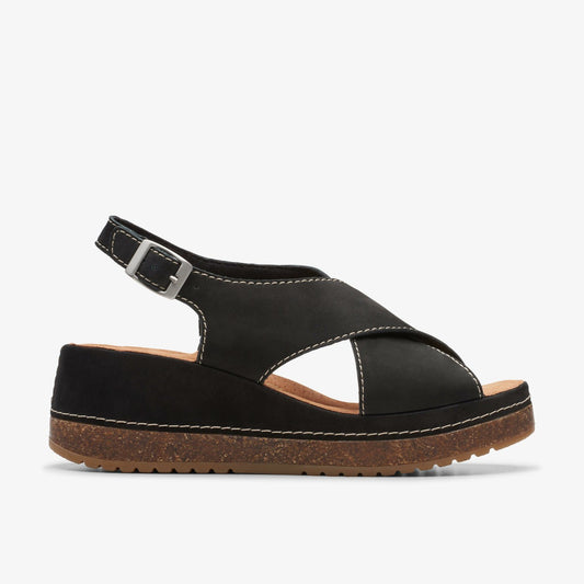 Kassanda Step Black Nubuck - Clarks Women