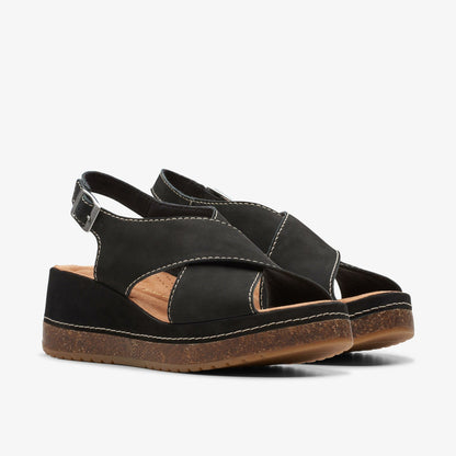 Kassanda Step Black Nubuck - Clarks Women