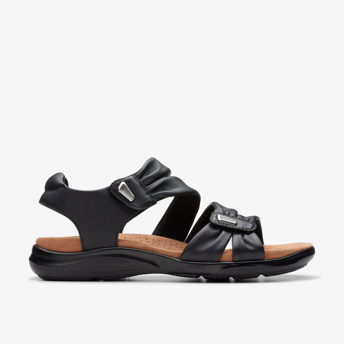 Kitly Ave Black Leather - Clarks Women