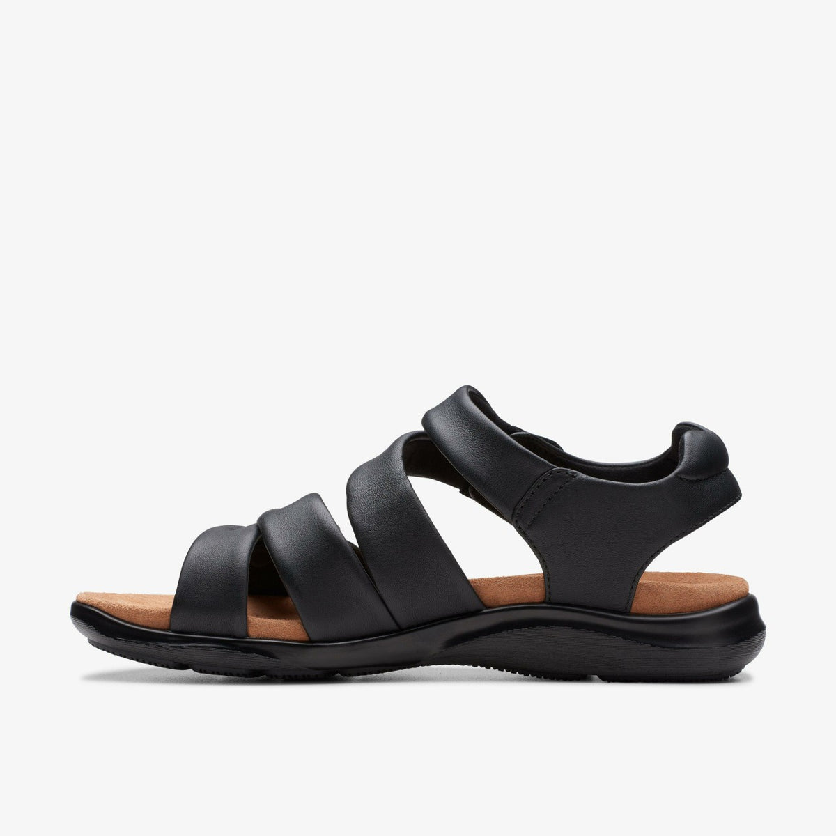 Kitly Ave Black Leather - Clarks Women