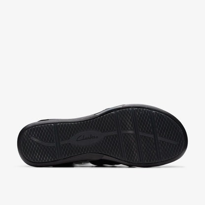 Kitly Ave Black Leather - Clarks Women