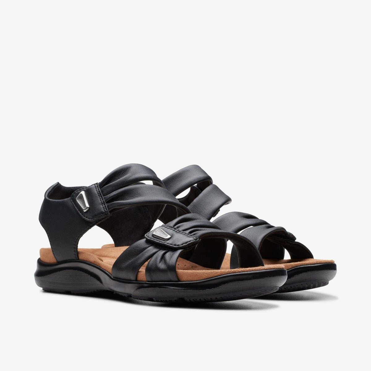 Kitly Ave Black Leather - Clarks Women