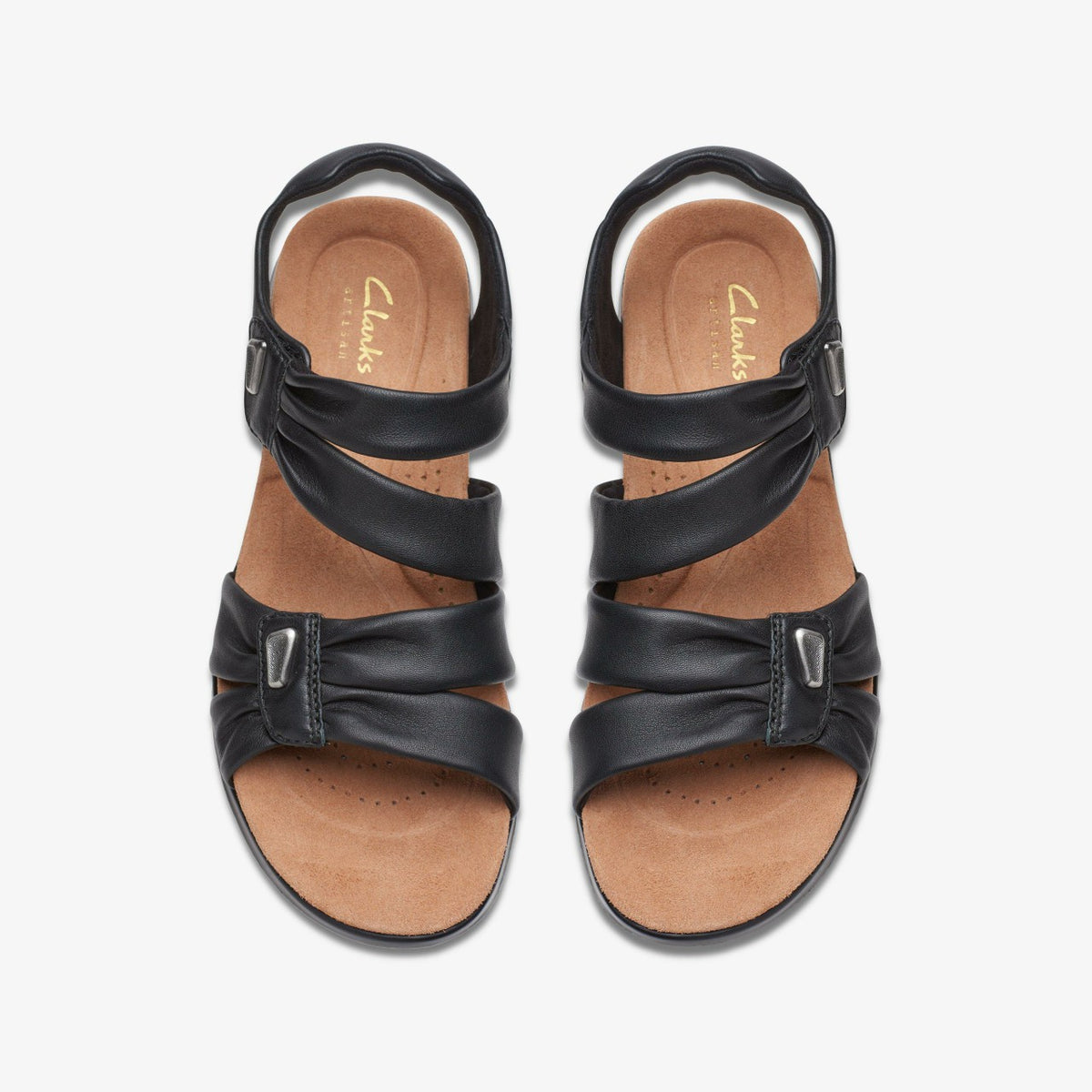 Kitly Ave Black Leather - Clarks Women