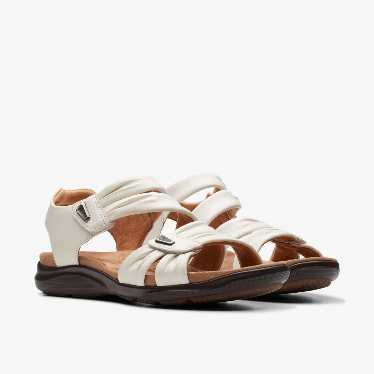 Kitly Ave Off White Leather - Clarks Women
