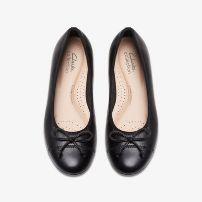 Loreleigh Rae Black Leather - Clarks Women