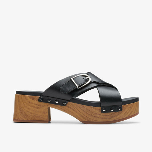 Sivanne Walk Black Leather - Clarks Women