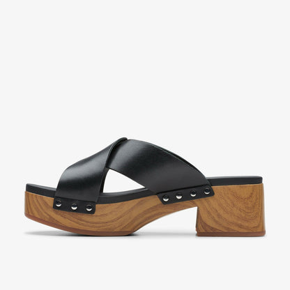 Sivanne Walk Black Leather - Clarks Women