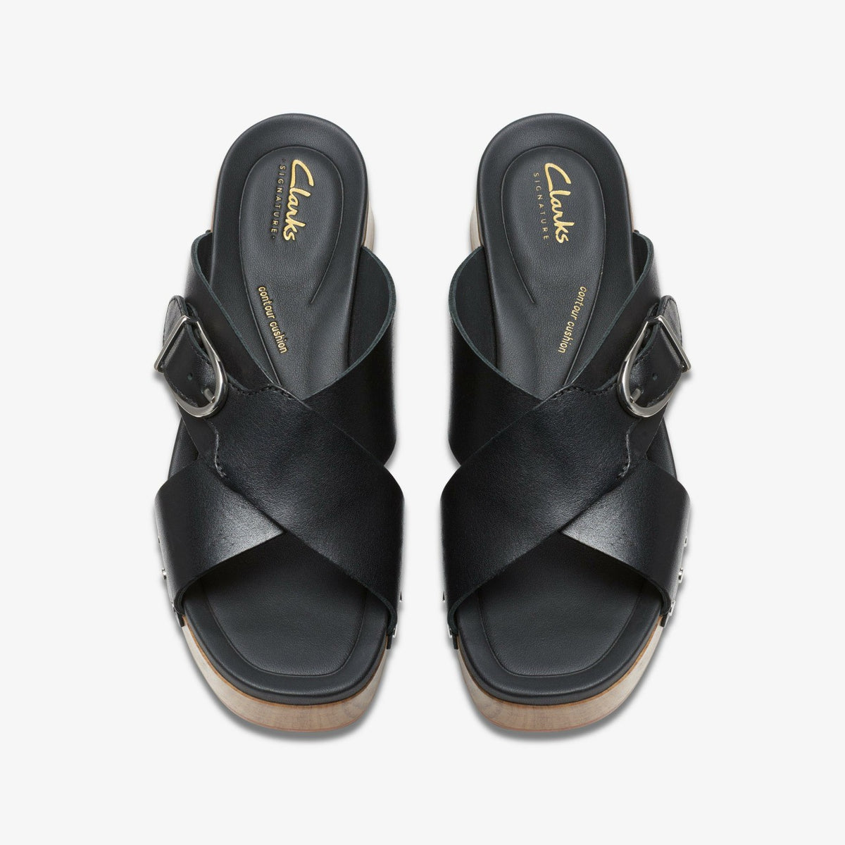 Sivanne Walk Black Leather - Clarks Women