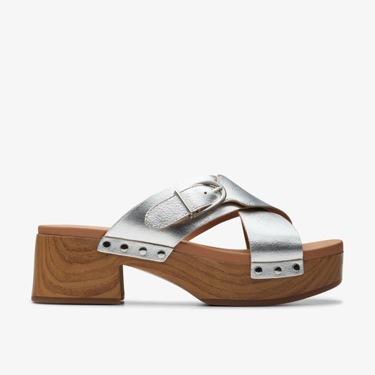 Sivanne Walk Silver Leather - Clarks Women