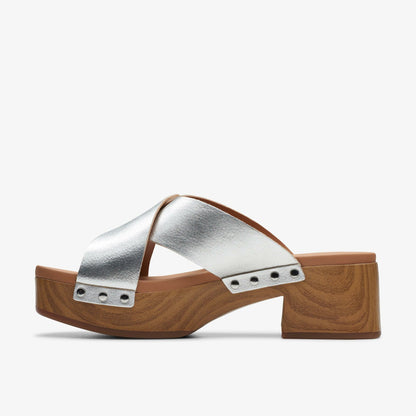 Sivanne Walk Silver Leather - Clarks Women