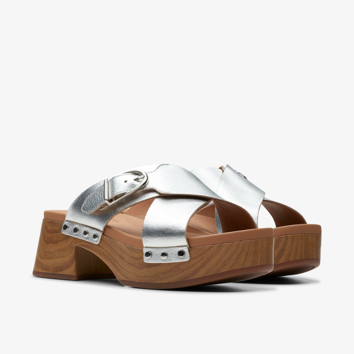 Sivanne Walk Silver Leather - Clarks Women