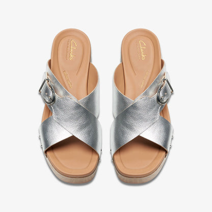 Sivanne Walk Silver Leather - Clarks Women