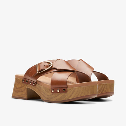 Sivanne Walk Tan Leather - Clarks Women