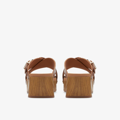 Sivanne Walk Tan Leather - Clarks Women