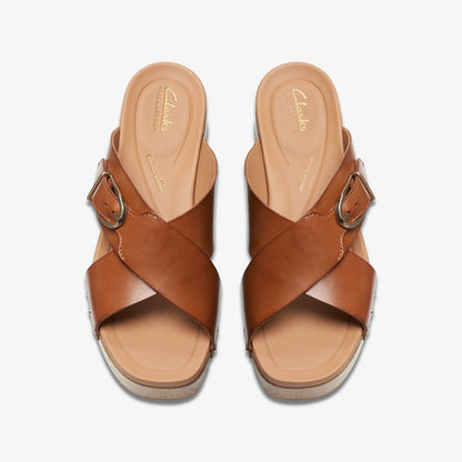 Sivanne Walk Tan Leather - Clarks Women