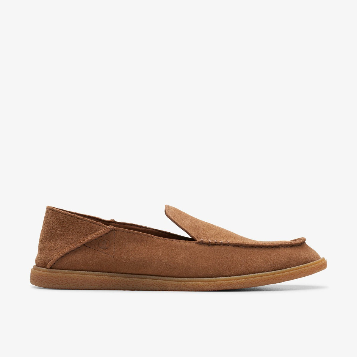 Clark Bay Step Loafer Cola Suede - Clarks Men