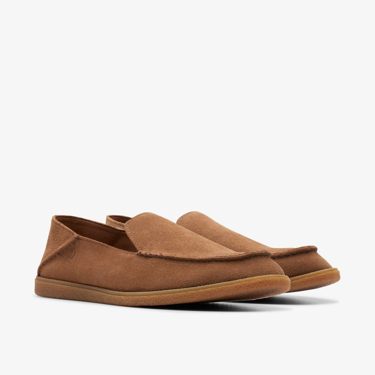Clark Bay Step Loafer Cola Suede - Clarks Men