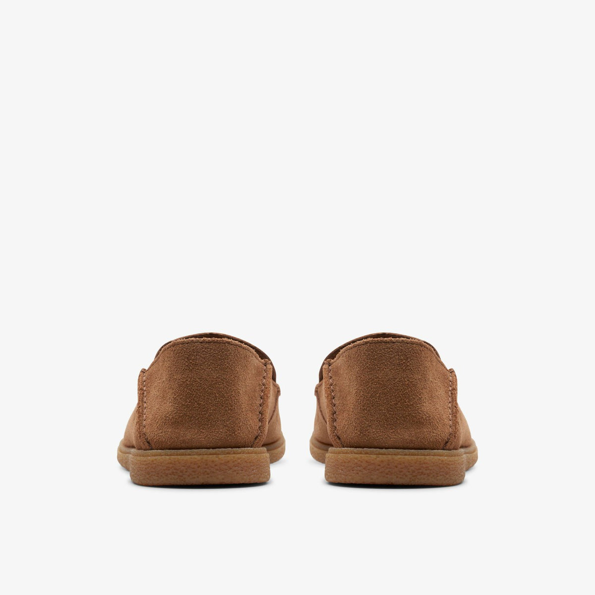 Clark Bay Step Loafer Cola Suede - Clarks Men