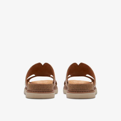 Arwell Walk Tan Leather - Clarks Women