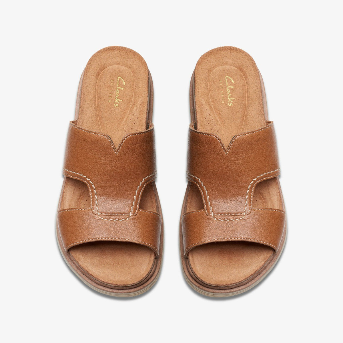 Arwell Walk Tan Leather - Clarks Women