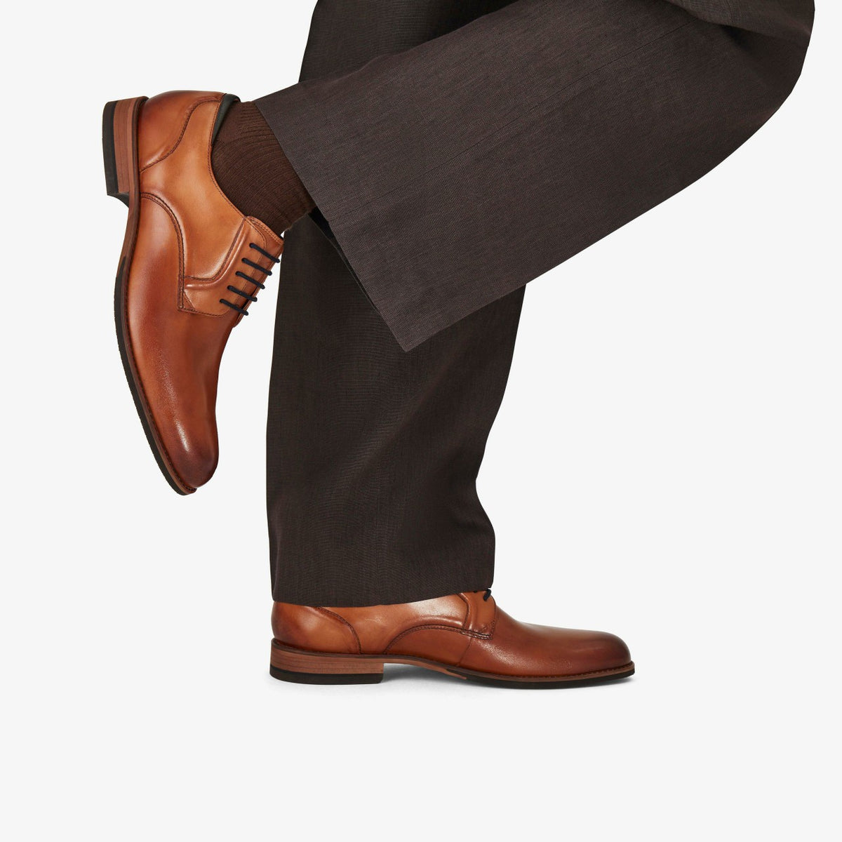 Craft Arlo Lace Tan Leather - Clarks Men