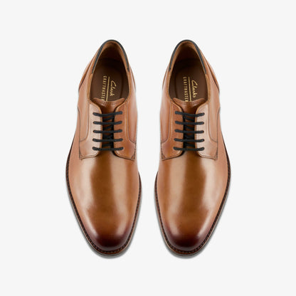 Craft Arlo Lace Tan Leather - Clarks Men