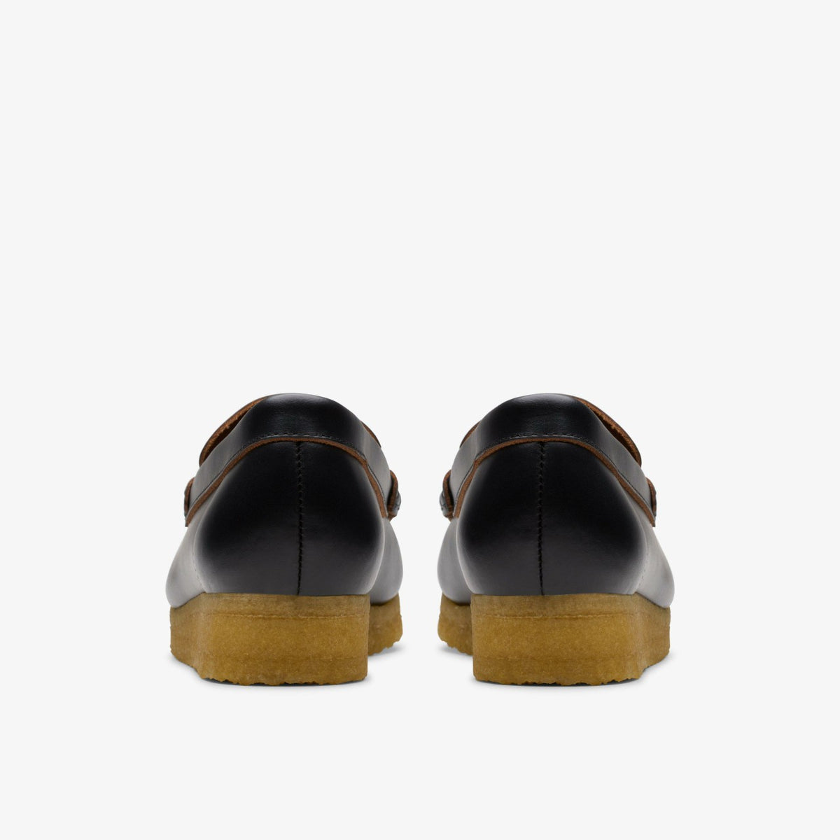 Wallabee Loafer Black Smooth Leather - Clarks Women