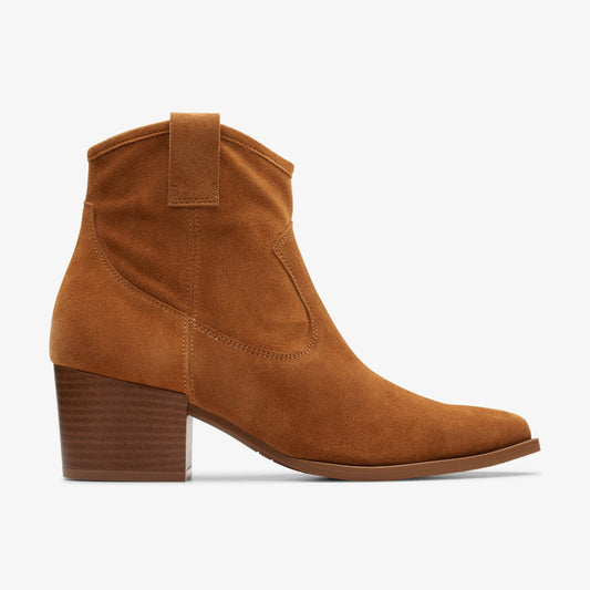 Elder Rae Tan Suede - Clarks Women