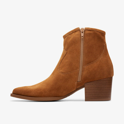 Elder Rae Tan Suede - Clarks Women