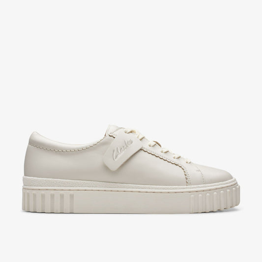 Mayhill Walk Off White Leather - Clarks Women