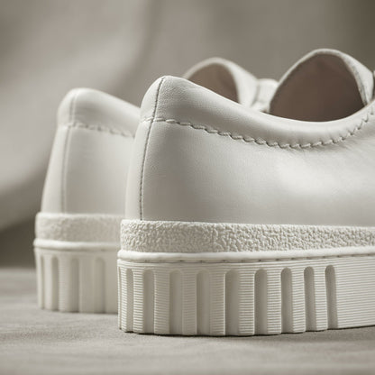 Mayhill Walk Off White Leather - Clarks Women
