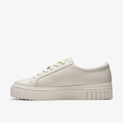 Mayhill Walk Off White Leather - Clarks Women