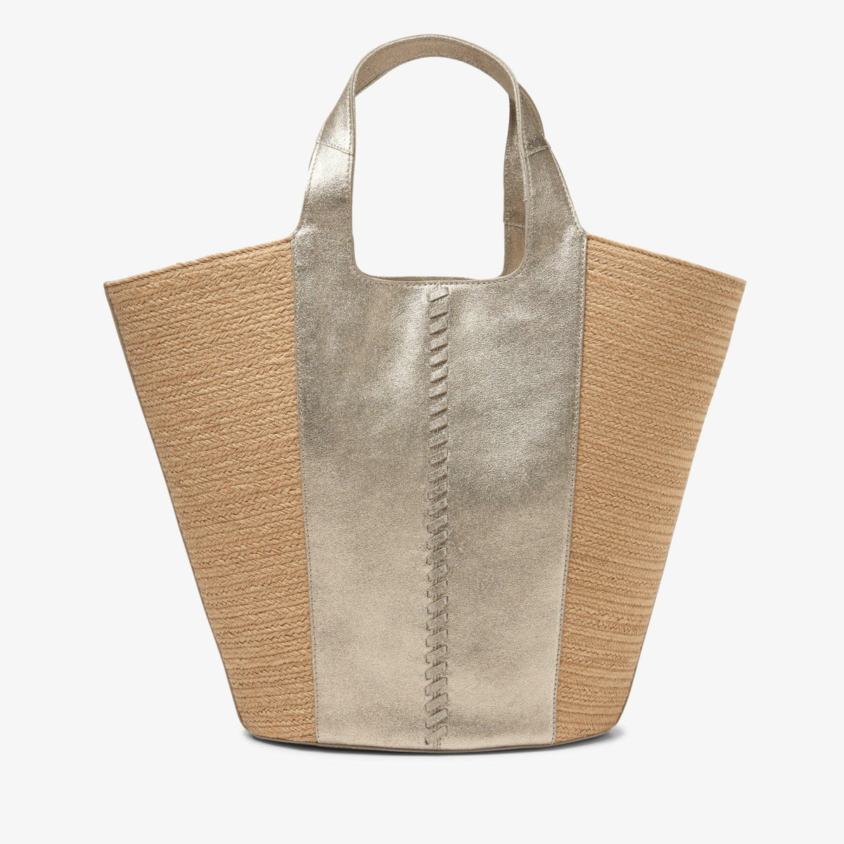 Summery Large Champagne Leather - Clarks Women