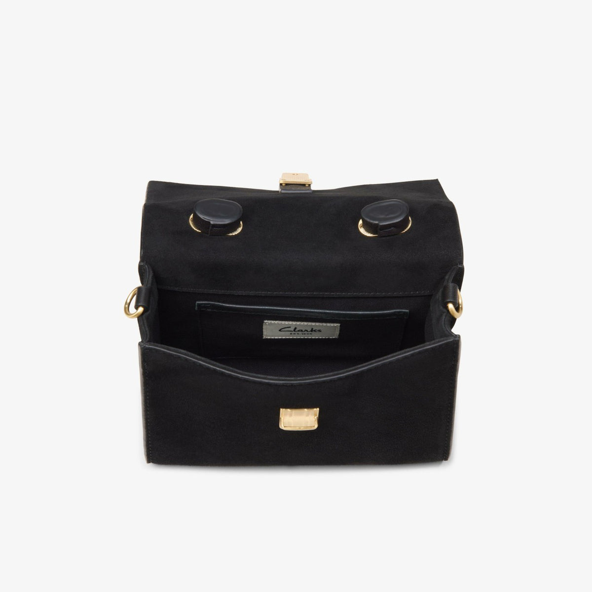 Roslyn Ritzy Black Suede - Clarks Women