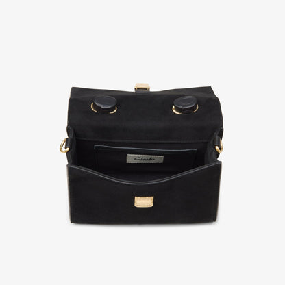 Roslyn Ritzy Black Suede - Clarks Women