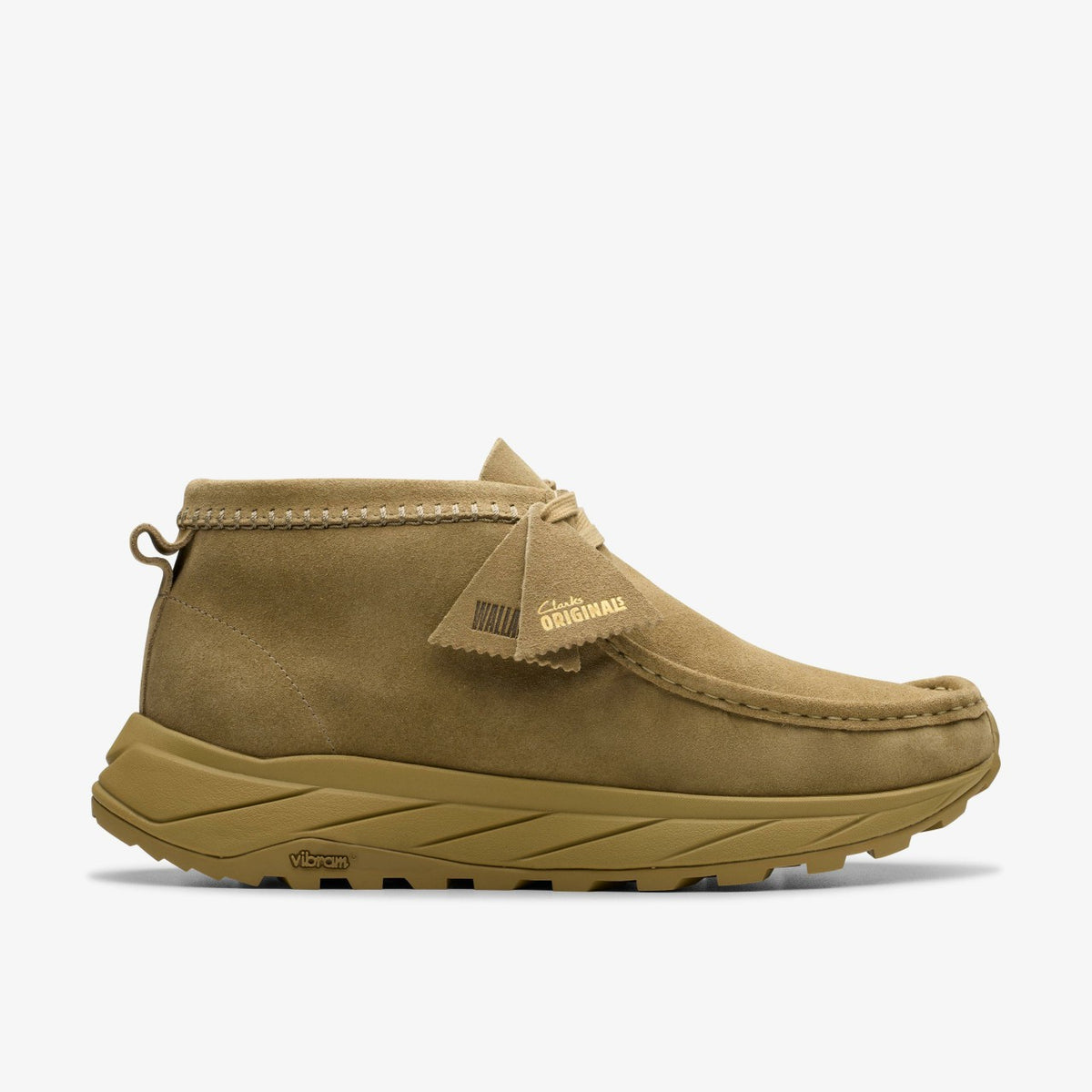 Wallabee Eden Dark Sand Suede - Clarks Men
