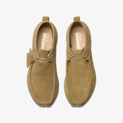 Wallabee Eden Dark Sand Suede - Clarks Men