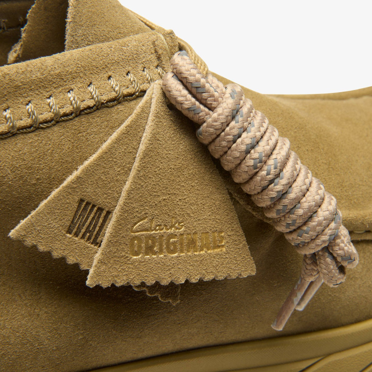 Wallabee Eden Dark Sand Suede - Clarks Men